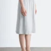 Cotton Jersey Midi Skirt