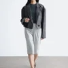 Cotton Jersey Midi Skirt