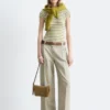 Cotton-Linen Blend Trousers