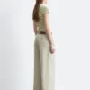 Cotton-Linen Blend Trousers