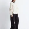 Cotton Peplum Top