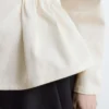 Cotton Peplum Top
