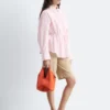 Cotton Poplin Drawstring Shirt