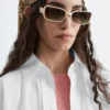 Bold Rectangular Sunglasses