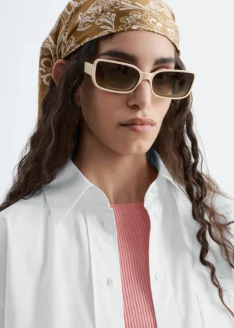 Bold Rectangular Sunglasses