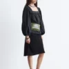Cotton Square-Neck Blouse