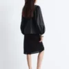 Cotton Square-Neck Blouse
