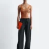 Cotton Twill Drawstring Trousers