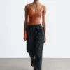 Cotton Twill Drawstring Trousers