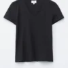 Cotton V-neck T-shirt