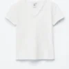 Cotton V-neck T-shirt
