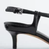 Criss-Cross Leather Slingback Pumps