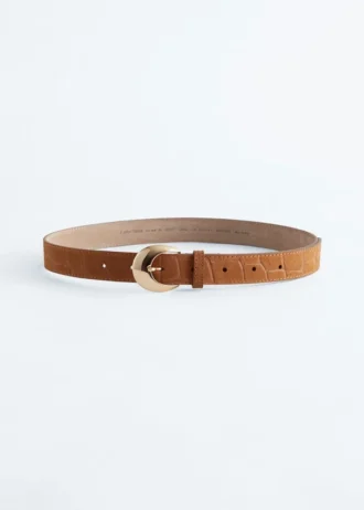 Croco Effect Belt