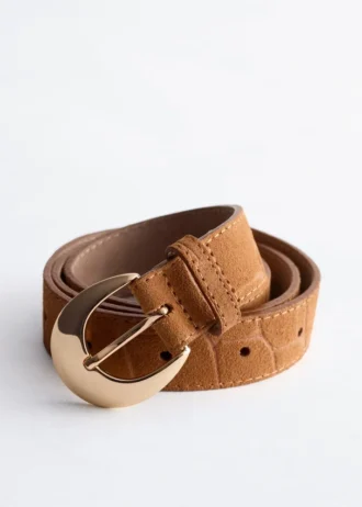 Croco Effect Belt