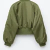 Cropped Bomber Jacket