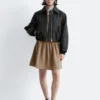 Cropped Bomber Jacket