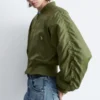 Cropped Bomber Jacket