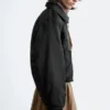 Cropped Bomber Jacket