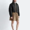 Cropped Bomber Jacket