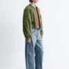 Cropped Bomber Jacket