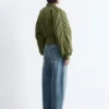 Cropped Bomber Jacket