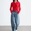 Cropped Cashmere Cardigan