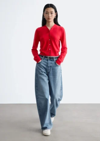 Cropped Cashmere Cardigan