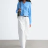 Cropped Cashmere Cardigan