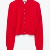 Cropped Cashmere Cardigan