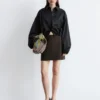 Cropped Drawstring Shirt