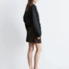 Cropped Drawstring Shirt