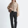 Cropped Overdye Denim Jacket