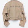 Cropped Overdye Denim Jacket