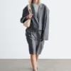 Cropped Oversized Blazer