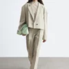 Cropped Oversized Blazer