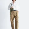 Cropped Oversized Cotton Shirt