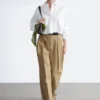 Cropped Oversized Cotton Shirt