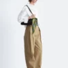 Cropped Oversized Cotton Shirt