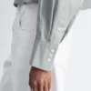 Cropped Oversized Cotton Shirt