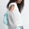 Cropped Reversible Cardigan