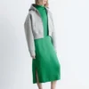 Cropped Scuba Zip-Up Hoodie