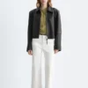 Cropped Wide-Leg Jeans