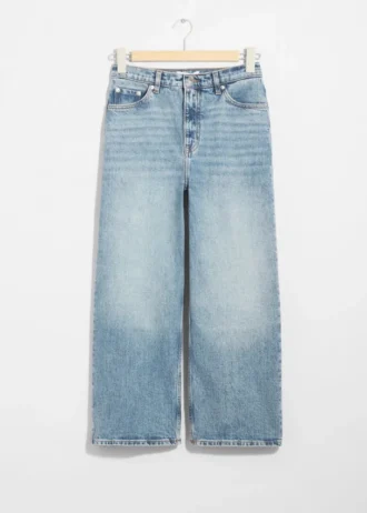 Cropped Wide-Leg Jeans