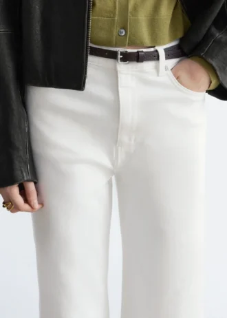 Cropped Wide-Leg Jeans