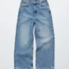 Cropped Wide-Leg Jeans