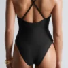 Cross-Back Swimsuit