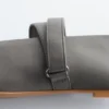 Cross-Strap Leather Ballet Flats