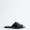 Crossover Leather Sandals