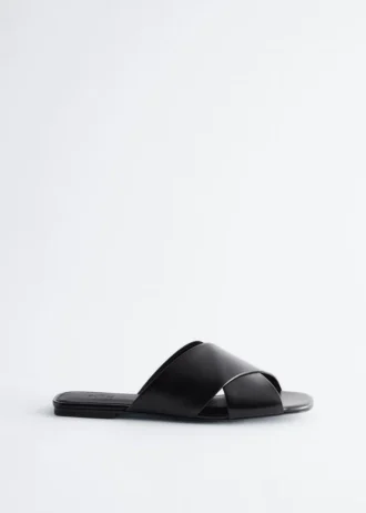 Crossover Leather Sandals