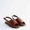 Crossover Leather Sandals